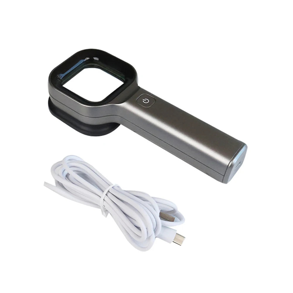 Suministros para mascotas Lámpara de madera Carga USB Luz de filtro de mano Accesorios de diagnóstico de piel de mascotas Clínica