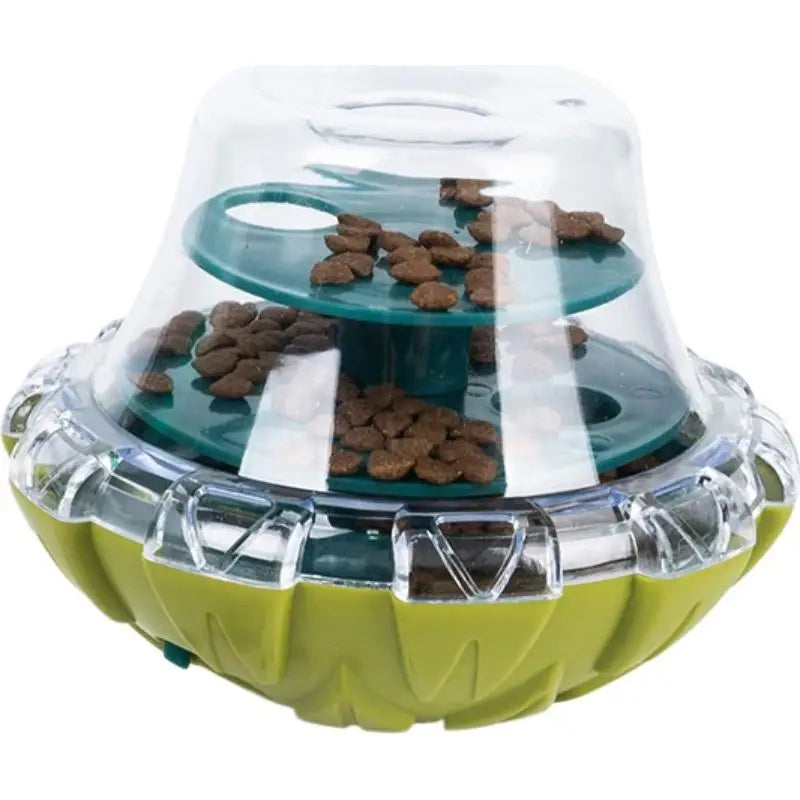 Juguete dispensador interactivo de comida para mascotas, juguete dispensador de golosinas, comedero lento para perros, juguete de entrenamiento tipo rompecabezas para perros y gatos