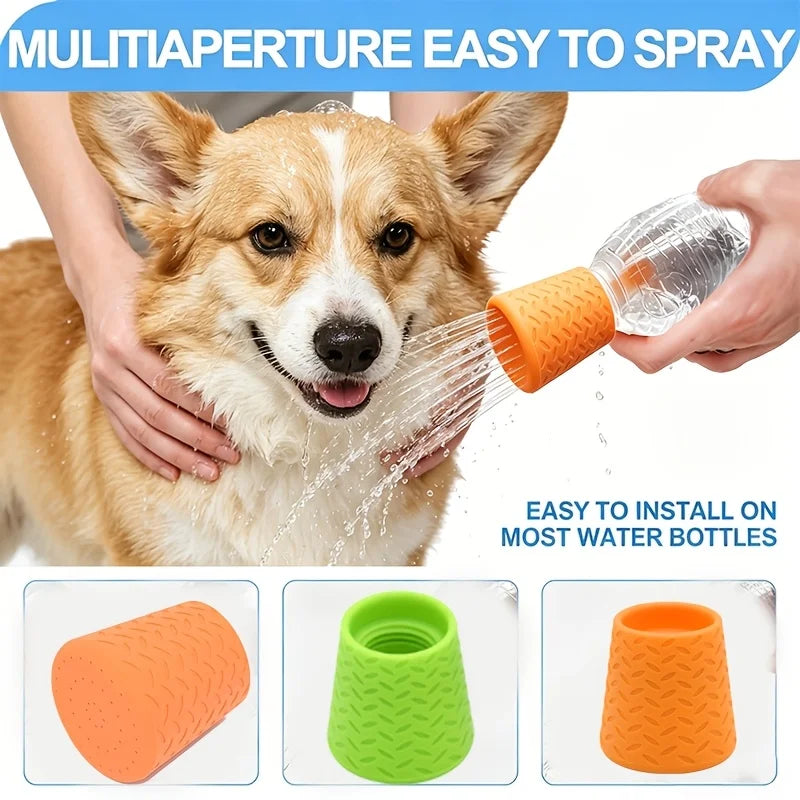 Cabezal de Ducha para Mascotas |   Ducha Portátil para Perros y Rociador para Beber al Aire Libre, Cabezal de Ducha Multifuncional - Artículos de Limpieza para Mascotas