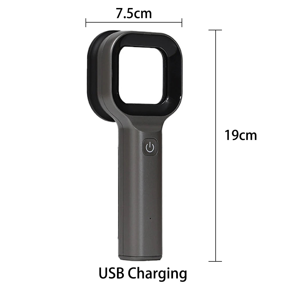 Suministros para mascotas Lámpara de madera Carga USB Luz de filtro de mano Accesorios de diagnóstico de piel de mascotas Clínica