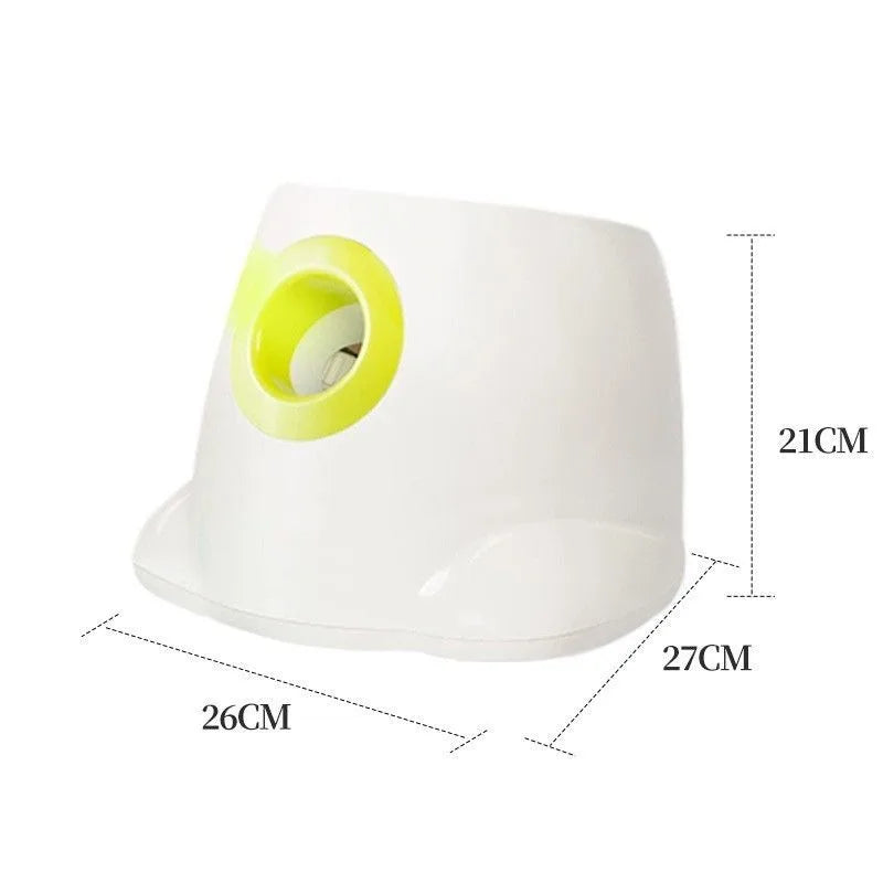 Máquina Lanzadora de Pelotas de Tenis para Mascotas, Suministros para Perros, Juguete Interactivo de Entrenamiento al Aire Libre, Lanzador Automático de Comida