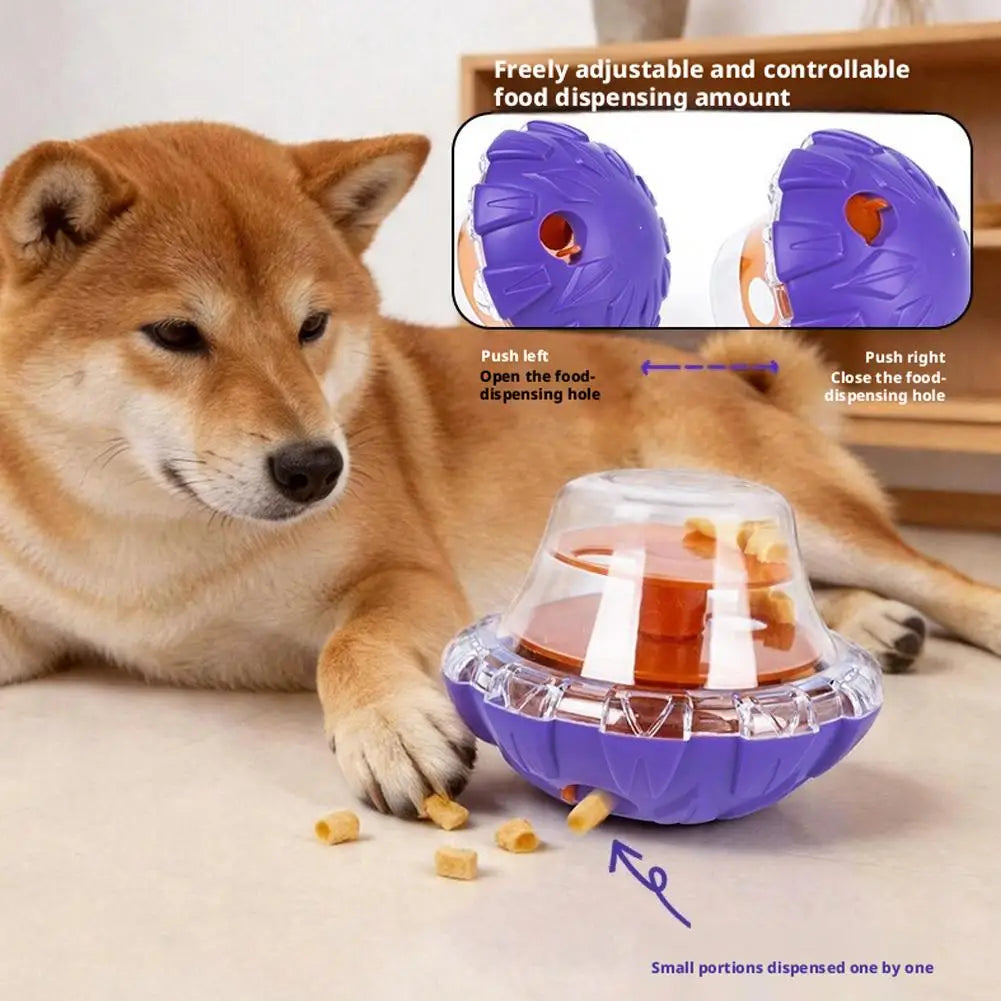 Juguete dispensador interactivo de comida para mascotas, juguete dispensador de golosinas, comedero lento para perros, juguete de entrenamiento tipo rompecabezas para perros y gatos