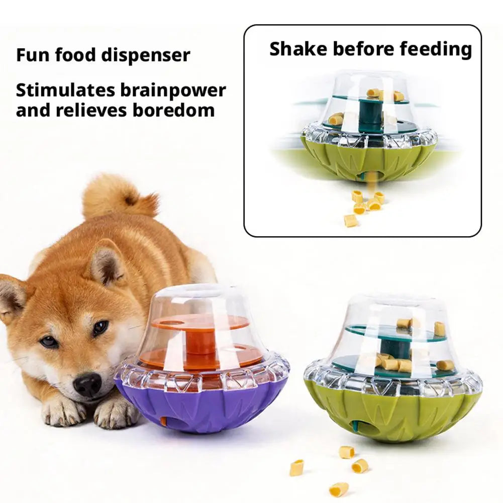 Juguete dispensador interactivo de comida para mascotas, juguete dispensador de golosinas, comedero lento para perros, juguete de entrenamiento tipo rompecabezas para perros y gatos