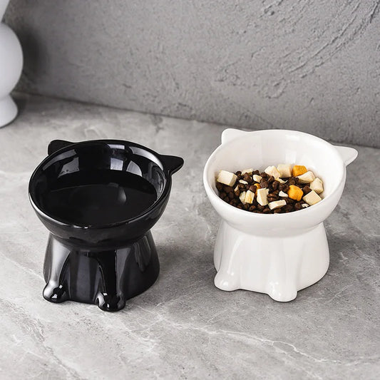 Suministros para mascotas, Suministros para gatos, Comedero para gatos, Recipiente para comida de gatos, Bebedero, Comedero elevado para perros, Antideslizante