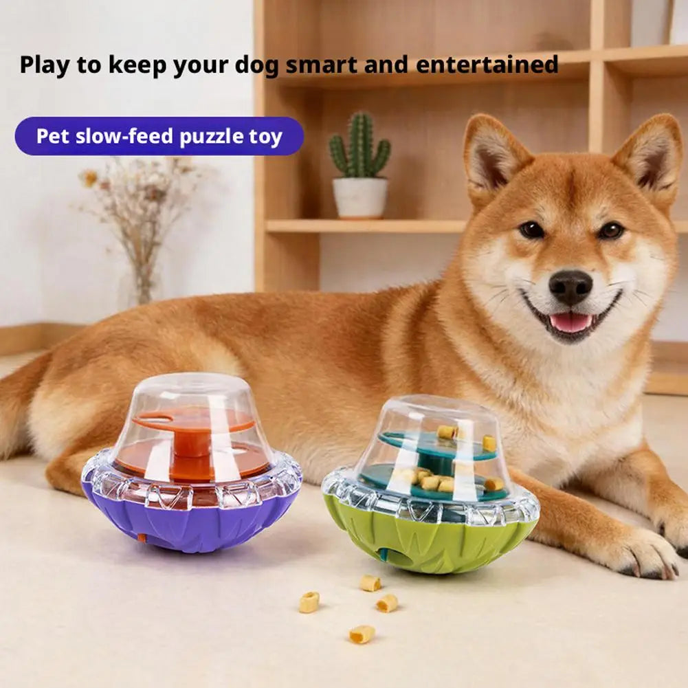 Juguete dispensador interactivo de comida para mascotas, juguete dispensador de golosinas, comedero lento para perros, juguete de entrenamiento tipo rompecabezas para perros y gatos