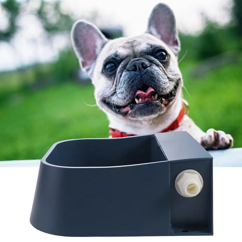 Suministros para Mascotas, Bebedero para Mascotas de 2L con Válvula Flotante, Bebedero Automático de Alta Capacidad, Recipiente de Agua con Relleno Automático para Perros y Gatos
