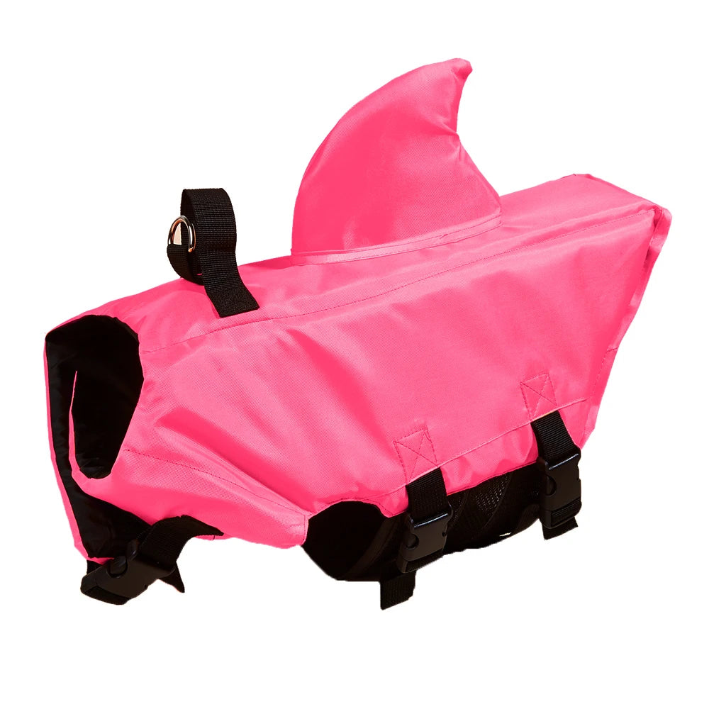 Dog Life Jacket Enhanced Buoyancy Small Dogs Shark Swimming Clothes Safety Vest with Handle for Medium Large Dogs Surfing