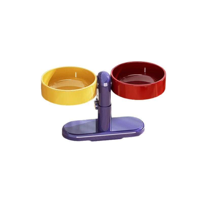 Artículos para mascotas: Comederos para gatos/vasos para agua, comederos para perros, comederos para mascotas resistentes a volcaduras, altura ajustable.