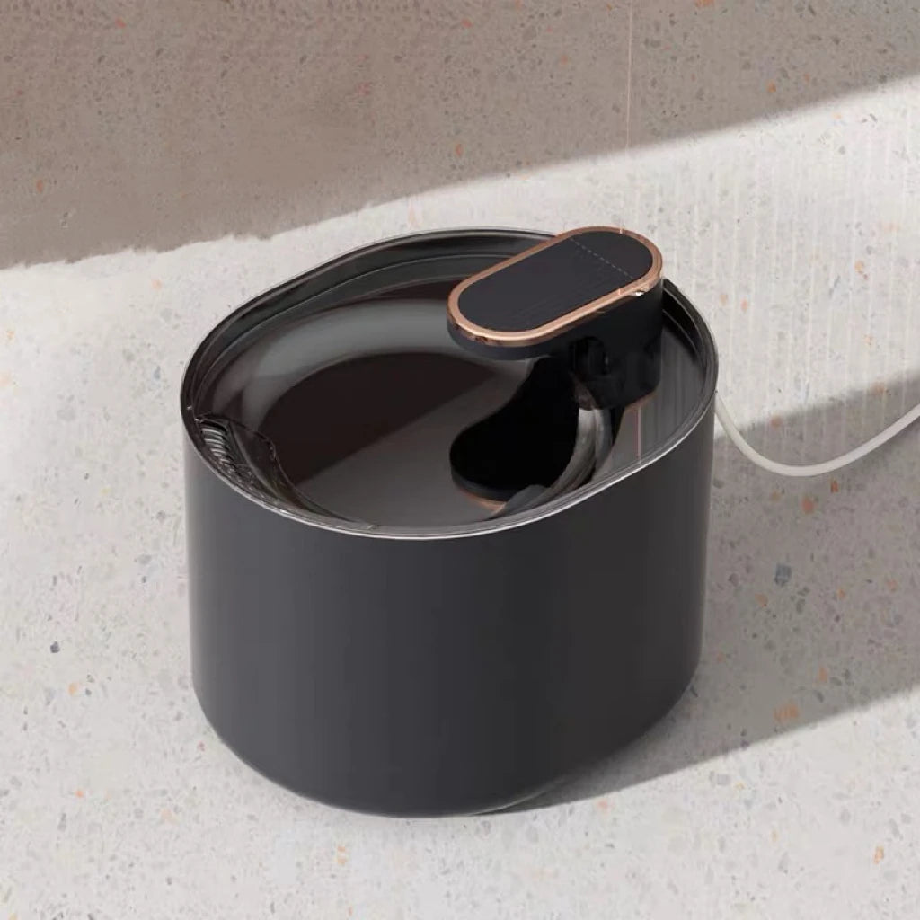 Dispensador de agua para perros y gatos, bebida de agua para gatos, no boca húmeda, filtro de circulación automático, suministros enchufables para mascotas