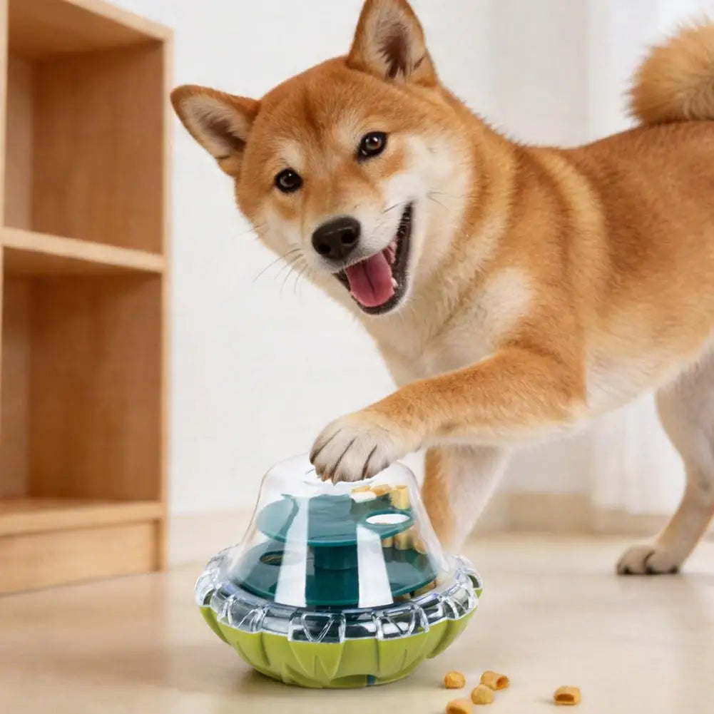 Juguete dispensador interactivo de comida para mascotas, juguete dispensador de golosinas, comedero lento para perros, juguete de entrenamiento tipo rompecabezas para perros y gatos