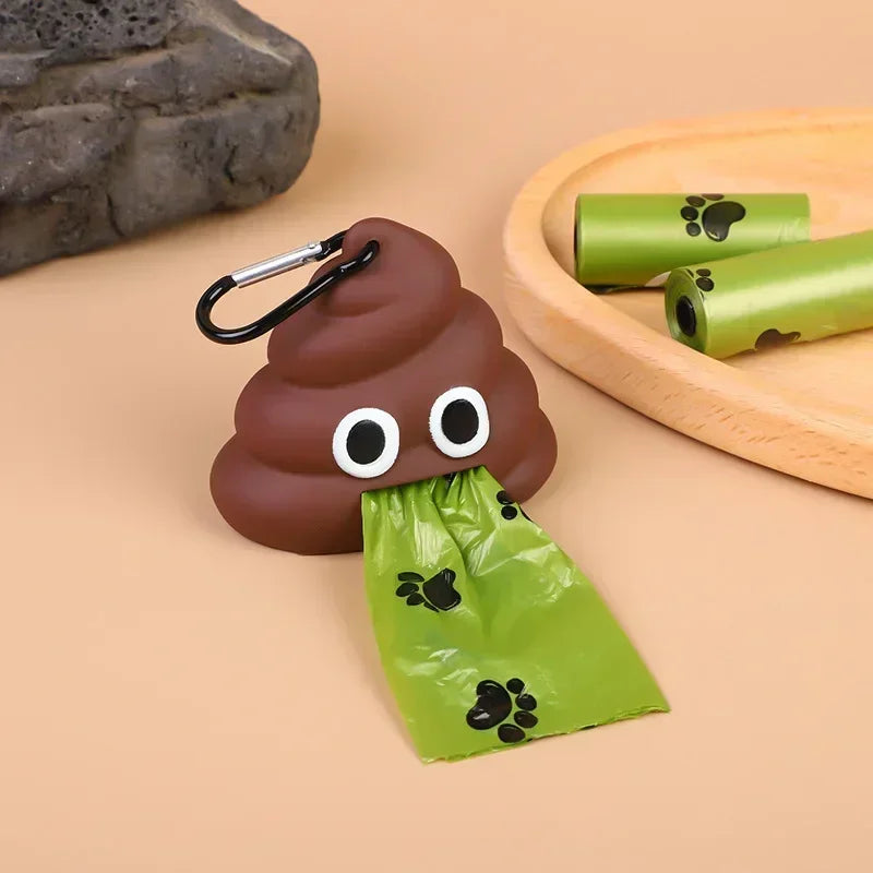 Suministros para Mascotas - Dispensador de Bolsas de Basura. Bolsa de Basura Portátil y Degradable para Perros y Caja de Almacenamiento de Excrementos para Perros y Gatos para Salir de Paseo
