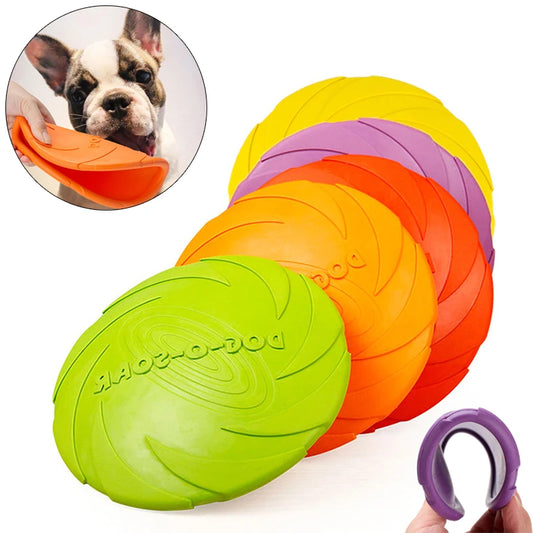 Juguete de entrenamiento para perros grandes TPR, discos voladores, disco interactivo para mascotas, accesorios para mascotas pequeñas y grandes, Collie, Labrador