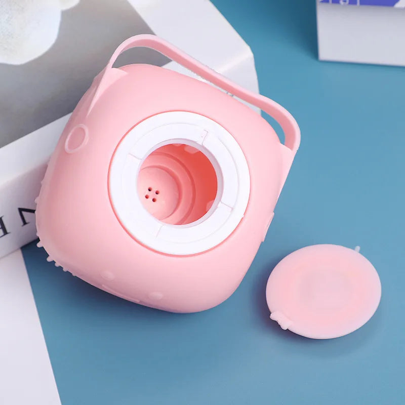 Cepillo de baño de silicona para mascotas, cepillo de belleza funcional, masaje, removedor de pelo para gatos, peine para perros, suministros de aseo para perros, accesorios para mascotas
