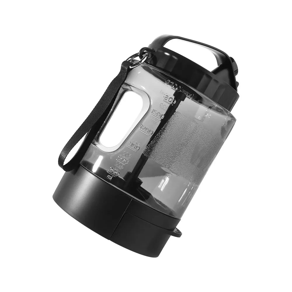 Suministros para Mascotas, Bebedero Portátil 2 en 1 de 77 oz/2.2 L para Mascotas, Tazón de Agua para Gatos, Bebedero a Prueba de Fugas con Bloqueo, Botella de Agua para Perros y Cachorros